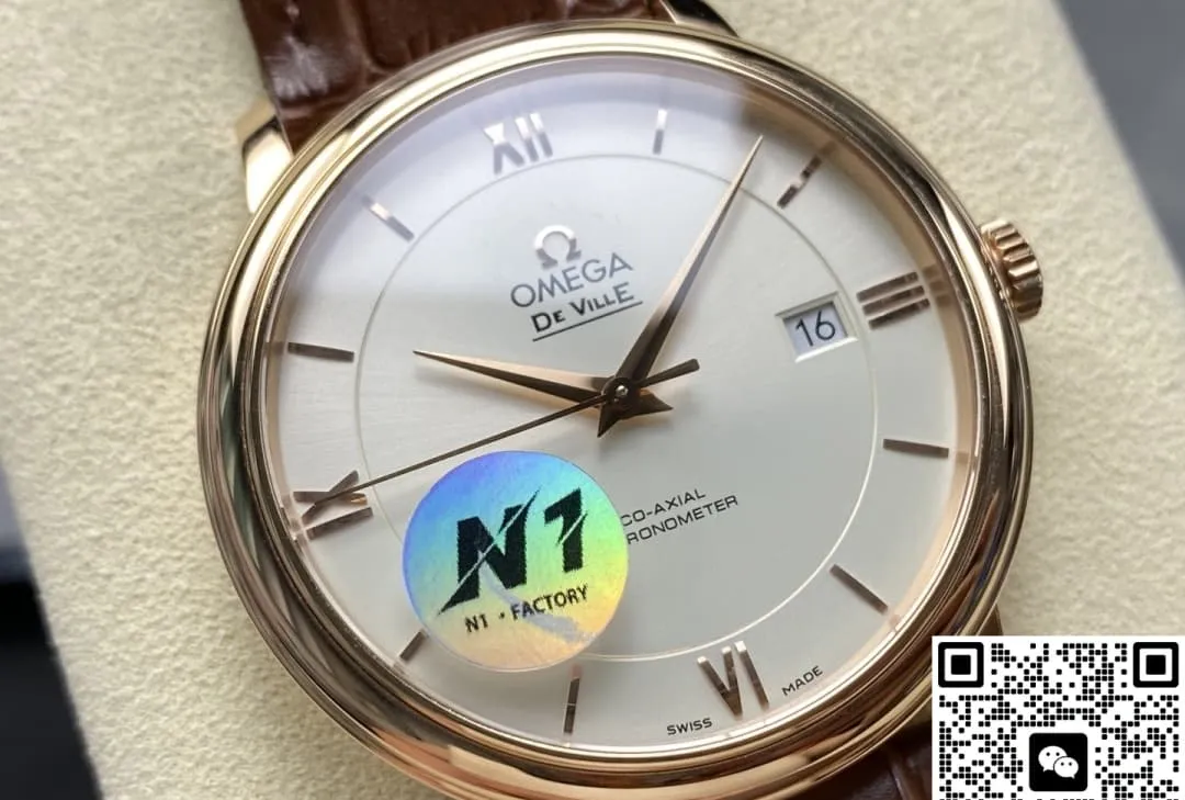 N1 Factory Omega De Ville 424.53.40.20.02.001 1:1 Best Edition Replica Watch